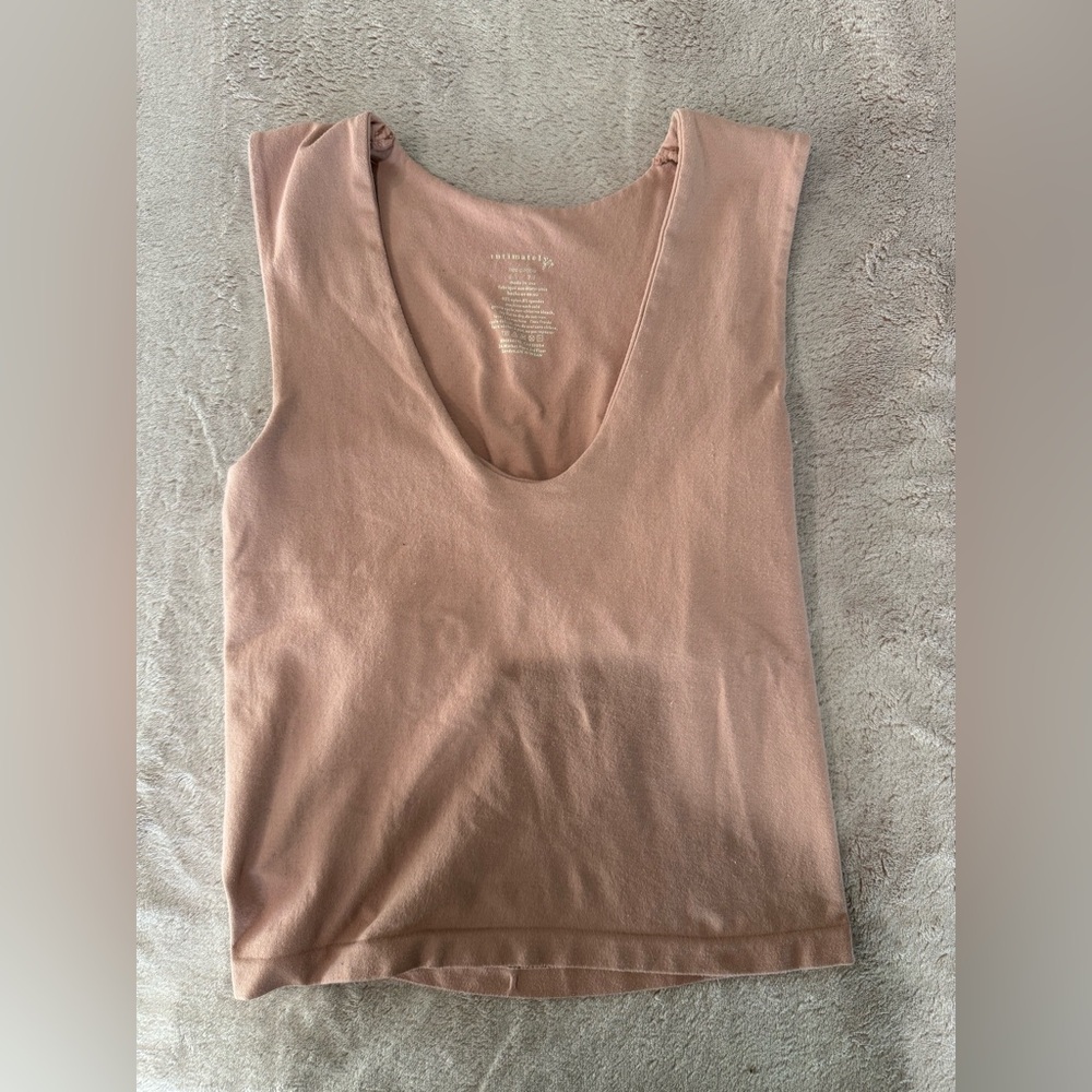 Free People Pink Sleeveless Top